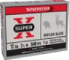 Winchester Ammo X12RS15 Super X 12Gauge 2 75  1oz Rifled Slug Shot 5 Per Box 50 Case