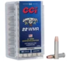 CCI 22WMRUP Uppercut 22WMR 40gr Jacketed Hollow Point 50 Per Box 40 Case