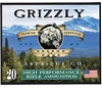 Grizzly Ammo GCSUB1 45-70Gov 410gr Full Metal Jacket Flat Point 20 Per Box 10 Case