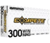 Ammo Inc 300WM190BTHPA20 Compete 300WinMag 220gr Open Tip Match 20 Per Box 10 Case