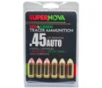Supernova PMSN45ACMP Green Red Tracer 45ACP 225gr Full Metal Jacket 6 Per Box 60 Case