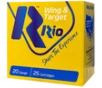 Rio Ammunition WT208 Wing   Target 20Gauge 2 75  7 8oz 8Shot 25 Per Box 10 Case