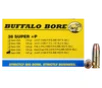 Buffalo Bore Ammunition 33E20 Personal Defense Strictly Business 38Super  P 147gr Jacket Hollow Point 20 Per Box 12 Case