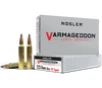 Nosler 65145 Varmageddon 223Rem 55gr Flat Base Tipped 20 Per Box 20 Case