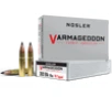 Nosler 40127 Varmageddon 300Blackout 110gr Flat Base Tipped 20 Per Box 20 Case