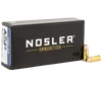 Nosler 51017 Assured Stopping Power Handgun 9mmLuger 115gr Jacketed Hollow Point 50 Per Box 10 Case