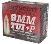 Fort Scott Munitions 9MM P-080-SCV Tumble Upon Impact  TUI  9mm P 80gr Solid Copper Spun 20 Per Box 25 Case