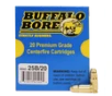 Buffalo Bore Ammunition 25B20 Heavy Strictly Business 357Sig 125gr Full Metal Jacket Flat Nose 20 Per Box 12 Case