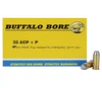 Buffalo Bore Ammunition 30A20 Personal Defense Strictly Business 32ACP  P 75gr Hard Cast Flat Nose 20 Per Box 12 Case