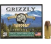 Grizzly Ammo GC40SW5 40S W 200gr Full Metal Jacket Flat Point 20 Per Box 10 Case