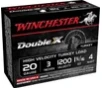 Winchester Ammo STH2034 Double X High Velocity Turkey 20Gauge 3  1 5 16oz 4Shot 10 Per Box 10 Case