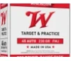 Winchester Ammo USA45W USA Range Pack 45ACP 230gr Full Metal Jacket 200 Per Box 3 Case