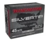 Winchester Ammo W45AST Silvertip 45ACP 185gr Silvertip Jacket Hollow Point 20 Per Box 10 Case