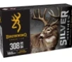 Browning Ammo B192603081 Silver 308Win 180gr Plated Soft Point 20 Per Box 10 Case