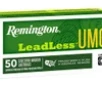 Remington Ammunition 23791 UMC Leadless 40S W 180gr Flat Nose Enclosed Base 50 Per Box 10 Case