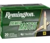 Remington Ammunition 27680 Premier Match 223Rem 69gr Sierra MatchKing BTHP 20 Per Box 10 Case