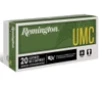 Remington Ammunition 23661 UMC 450Bushmaster 260gr Full Metal Jacket 20 Per Box 10 Case