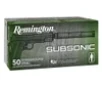Remington Ammunition 28428 Subsonic 45ACP 230gr Flat Nose Enclosed Base 50 Per Box 10 Case