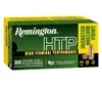 Remington Ammunition 28295 HTP 9mmLuger 147gr Jacketed Hollow Point 20 Per Box 25 Case
