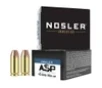 Nosler 51278 Assured Stopping Power Handgun 45ACP 185gr Jacketed Hollow Point 20 Per Box 20 Case