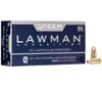Speer 53826 Lawman Training Clean-Fire 9mmLuger 147gr Total Metal Jacket Flat Nose 50 Per Box 20 Case