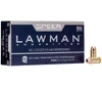 Speer 53955 Lawman 40S W 165gr Total Metal Jacket Flat Nose 50 Per Box 20 Case