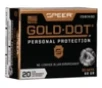 Speer 23604GD Gold Dot Personal Protection 32ACP 60gr Hollow Point 20 Per Box 10 Case