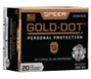 Speer 23964GD Gold Dot Personal Protection 45ACP 185gr Hollow Point 20 Per Box 10 Case