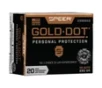 Speer 23966GD Gold Dot Personal Protection 45ACP 230gr Hollow Point 20 Per Box 10 Case