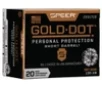 Speer 23917GD Gold Dot Personal Protection Short Barrel 357Mag 135gr Hollow Point 20 Per Box 10 Case