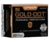 Speer 23920GD Gold Dot Personal Protection 357Mag 125gr Hollow Point 20 Per Box 10 Case