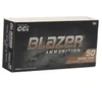 CCI 5221 Blazer Brass Handgun 10mmAuto 180gr Full Metal Jacket 50 Per Box 20 Case