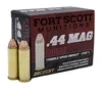 Fort Scott Munitions 44MAG200SCV Tumble Upon Impact  TUI  44RemMag 200gr Solid Copper Spun 20 Per Box 25 Case