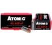 Atomic Ammunition 00433 Pistol Precision Craft 45ACP  P 230gr Bonded Match Hollow Point 50 Per Box 10 Case