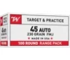 Winchester Ammo USA45AVP USA Value Pack 45ACP 230gr Full Metal Jacket 100 Per Box 5 Case