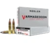 Nosler 40127 Varmageddon 300Blackout 110gr Flat Base Tipped 20 Per Box 20 Case