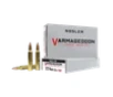 Nosler 40223 Varmageddon 223Rem 62gr Flat Base Hollow Point 20 Per Box 20 Case