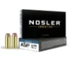 Nosler 51212 Assured Stopping Power Handgun 40S W 180gr Jacketed Hollow Point 50 Per Box 10 Case