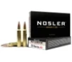 Nosler 60023 Match Grade 223Rem 69gr Custom Competition Hollow Point Boat Tail 20 Per Box 20 Case
