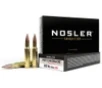 Nosler 60052 Match Grade 308Win 155gr Custom Competition Hollow Point Boat Tail 20 Per Box 10 Case