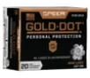 Speer 23619GD Gold Dot Personal Protection 9mmLuger 147gr Hollow Point 20 Per Box 10 Case