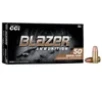 CCI 5203 Blazer Brass Handgun 9mmLuger 147gr Full Metal Jacket 50 Per Box 20 Case