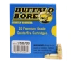 Buffalo Bore Ammunition 25B20 Heavy Strictly Business 357Sig 125gr Full Metal Jacket Flat Nose 20 Per Box 12 Case