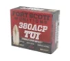 Fort Scott Munitions 380095SCV Tumble Upon Impact  TUI  380ACP 95gr Solid Copper Spun 20 Per Box 25 Case