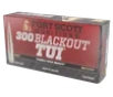Fort Scott Munitions 300115SCV Tumble Upon Impact  TUI  300Blackout 115gr Solid Copper Spun 20 Per Box 25 Case