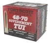 Fort Scott Munitions 4570300SCV1 Tumble Upon Impact  TUI  Brush Hog 45-70Gov 300gr Solid Copper Spun 20 Per Box 10 Case