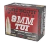 Fort Scott Munitions 9MM115SCV Tumble Upon Impact  TUI  9mmLuger 115gr Solid Copper Spun 20 Per Box 25 Case