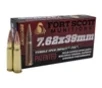 Fort Scott Munitions 762X39117SCV Tumble Upon Impact  TUI  Rifle 7 62x39mm 117gr Solid Copper Spun 20 Per Box 10 Case