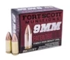 Fort Scott Munitions 9MM115SCVTPD Tumble Upon Impact  TUI  9mmLuger 115gr Solid Copper Spun 20 Per Box 25 Case  TPD-9 Coated