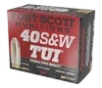 Fort Scott Munitions 400125SCV Tumble Upon Impact  TUI  40S W 125gr Solid Copper Spun 20 Per Box 25 Case